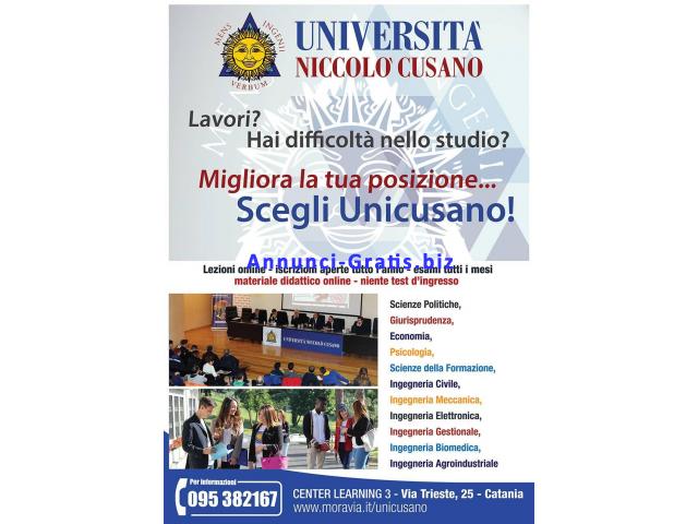 Lavori e vuoi studiare? Lavori e vuoi studiare?