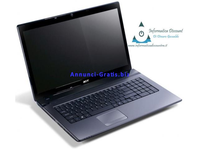 Notebook Acer 5750 i7-2630M 4GB RAM 500GB Hard Disk 15.6″ LCD Windows 7 Ultimate Webcam