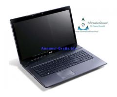 Notebook Acer 5750 i7-2630M 4GB RAM 500GB Hard Disk 15.6″ LCD Windows 7 Ultimate Webcam