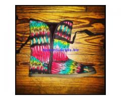 STIVALI SUGAR BOOTS ORIGAMI VINTAGE UGG DISEGUAL PELLICCIA VEGAN 37 38 39