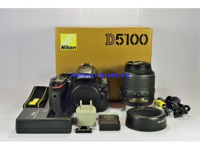 Vendo Nikon D5100 con Nikkor 18-55mm. in perfette condizioni