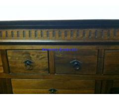 Credenza - madia in stile arte povera legno color noce in perfette condizioni