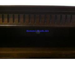 MOBILE PORTA TV stile arte povera 2 ante e vano a giorno in legno effetto noce