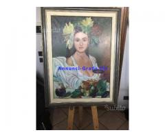 N 10 DIPINTI A MANO OLIO SU TELA