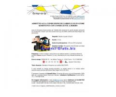 Corso per Carrellista / patentino mulettista