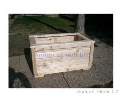 Vendo fioriere in abete piallato verniciato