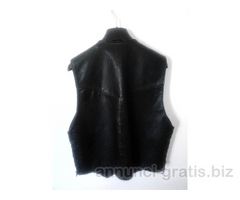 Gilet Uomo in pelle nero taglia M - 45 Euro - Gilet Uomo in pelle nero taglia M - 45 Euro -