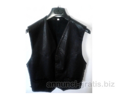 Gilet Uomo in pelle nero taglia M - 45 Euro - Gilet Uomo in pelle nero taglia M - 45 Euro -