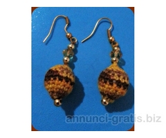 Orecchini ad uncinetto fatti a mano