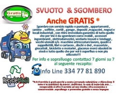 sgombero svuoto appartamenti gratis cantine napoli