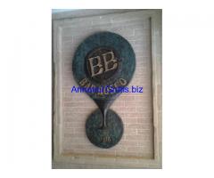 “Fonderia artistica a cera persa in bronzo  alluminio e ottone.”