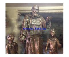 “Fonderia artistica a cera persa in bronzo  alluminio e ottone.”