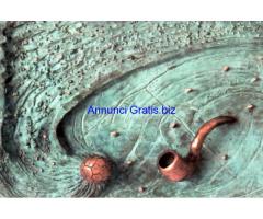 “Fonderia artistica a cera persa in bronzo  alluminio e ottone.”