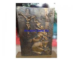 “Fonderia artistica a cera persa in bronzo  alluminio e ottone.”