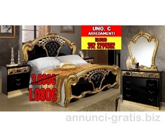 gruppi letto laccati con fregi