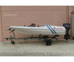 Motoscafo ranieri + motore no patente
