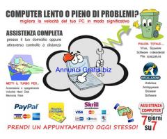 Assistenza PC, a domicilio o in via remota