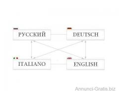Traduzioni italiano — russo — tedesco — inglese