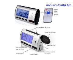 Nuova sveglia spia spy cam con motion detection